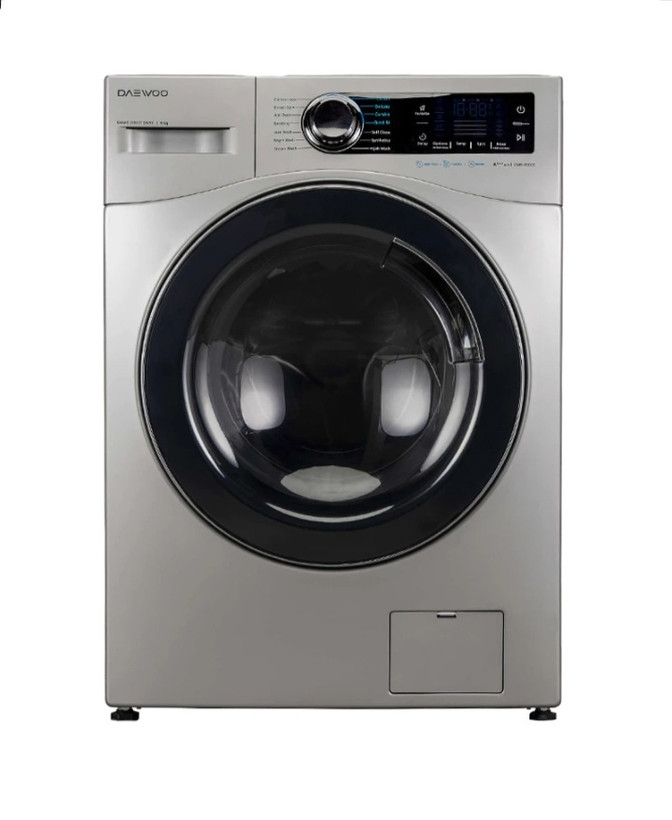 ماشین لباسشویی دوو DWK-SE991S نقره ای 9 کیلویی سری سنیور