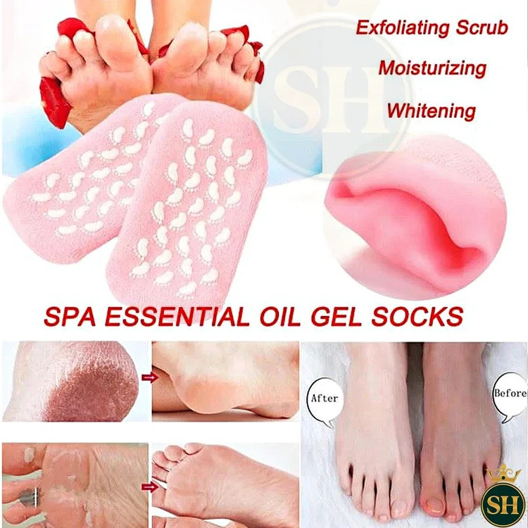 جوراب سیلیکونی ژله ای ترک پا Cracked leg jelly socks
