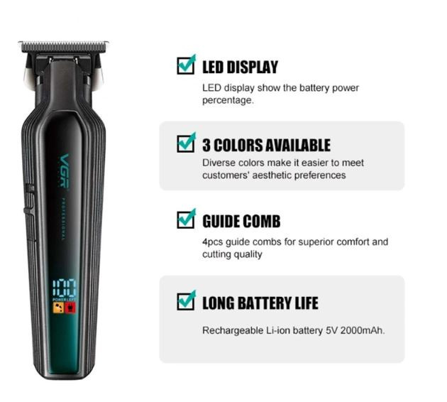 ماشین اصلاح وی جی آر مدل V-930 (رنگ رندوم)