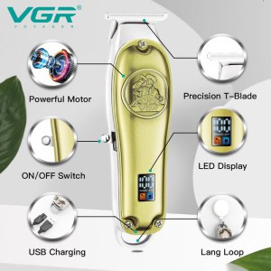 ماشین اصلاح موی سر و صورت وی جی آر مدل V-920 رنگ رندوم
