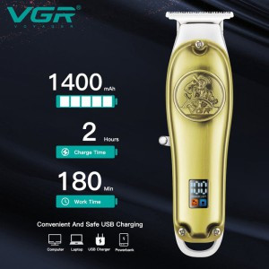 ماشین اصلاح موی سر و صورت وی جی آر مدل V-920 رنگ رندوم