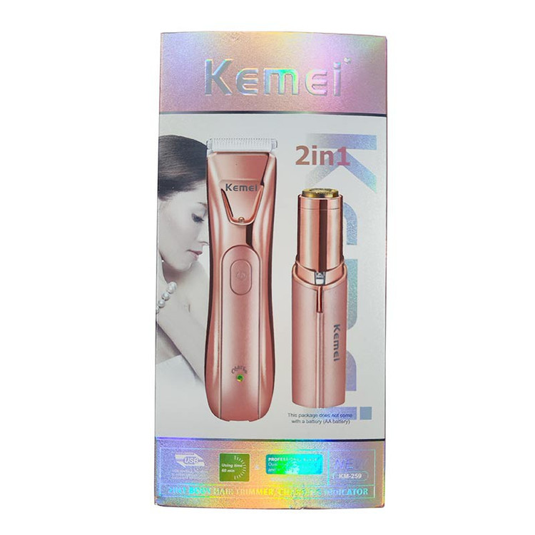 ست ماشین اصلاح و اپیلاتور کیمی Km-259