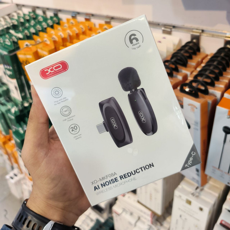 میکروفون یقه ای بی سیم XO-MKF08A