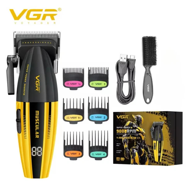 ماشین اصلاح وی جی آر مدل V-285 با تیغه سرامیک و برش مستقیم