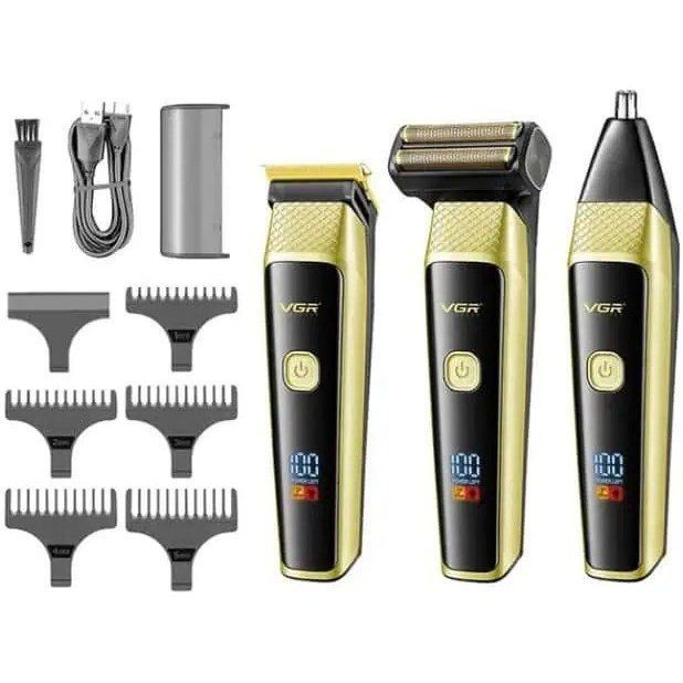 ماشین اصلاح وی جی آر مدل VGR V-366 با تکنولوژی برش مستقیم و ضد آب (رنگ بصورت رندوم)
